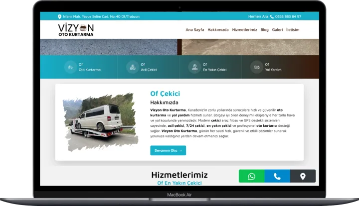 VİZYON OTO KURTARMA