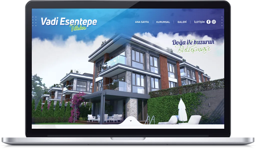 VADİ ESENTEPE VİLLALARI web sitesi tasarımı