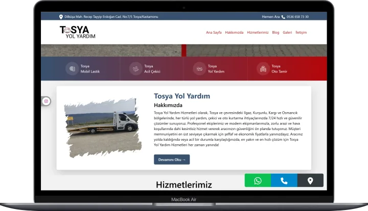TOSYA YOL YARDIM